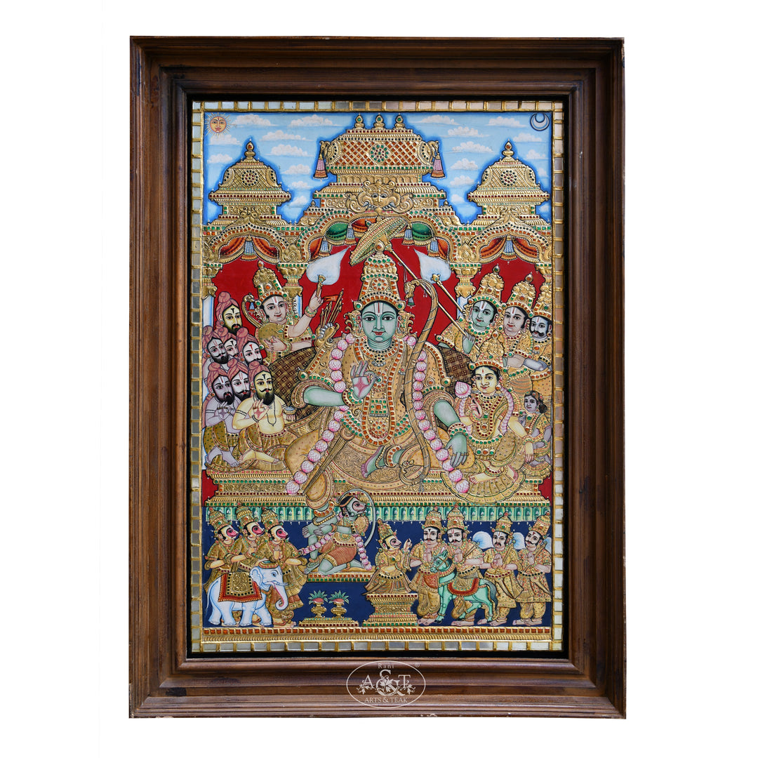 Rama Coronation Tanjore painting