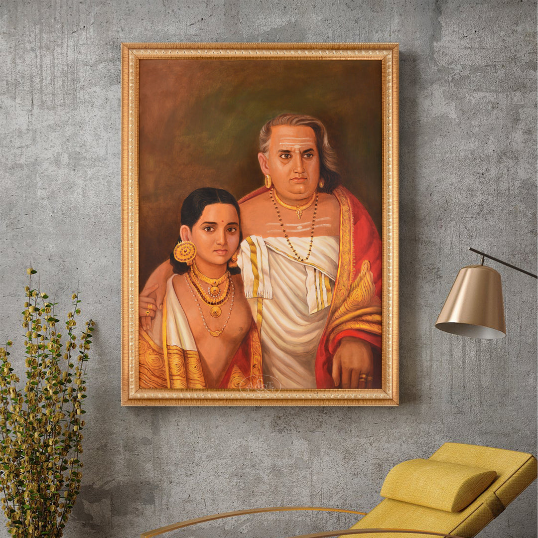 Amma Thampuran of Mavelikkara - Raja Ravi Varma Replica