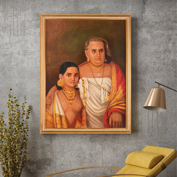 Amma Thampuran of Mavelikkara - Raja Ravi Varma Replica