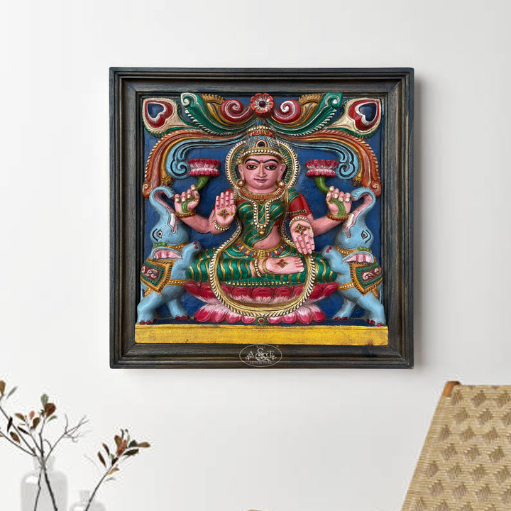 Gajalakshmi Wall Panel