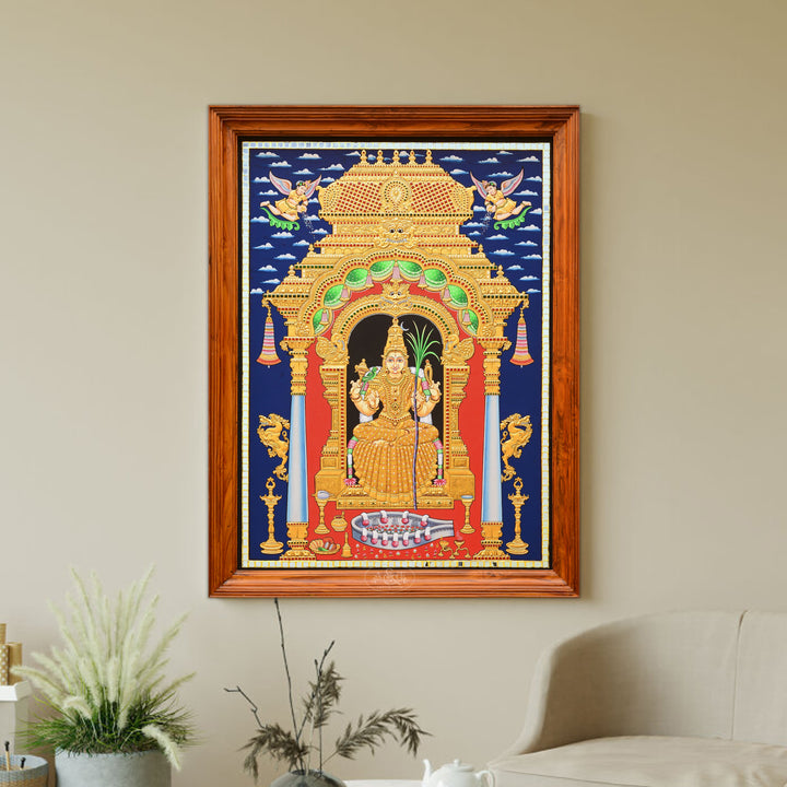 Tanjore Painting - Kamakshi