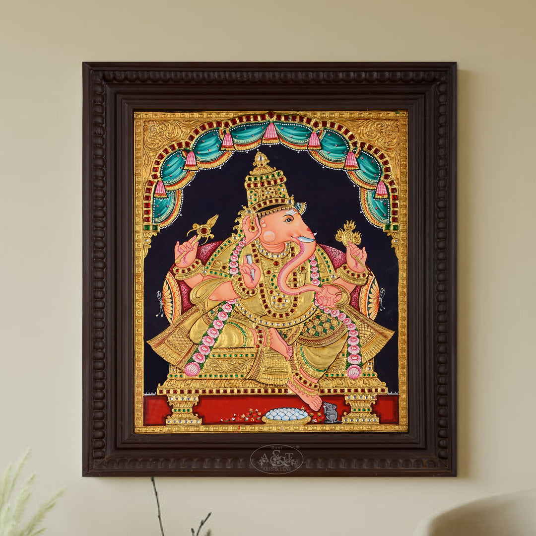 Tanjore Painting - Ganesh