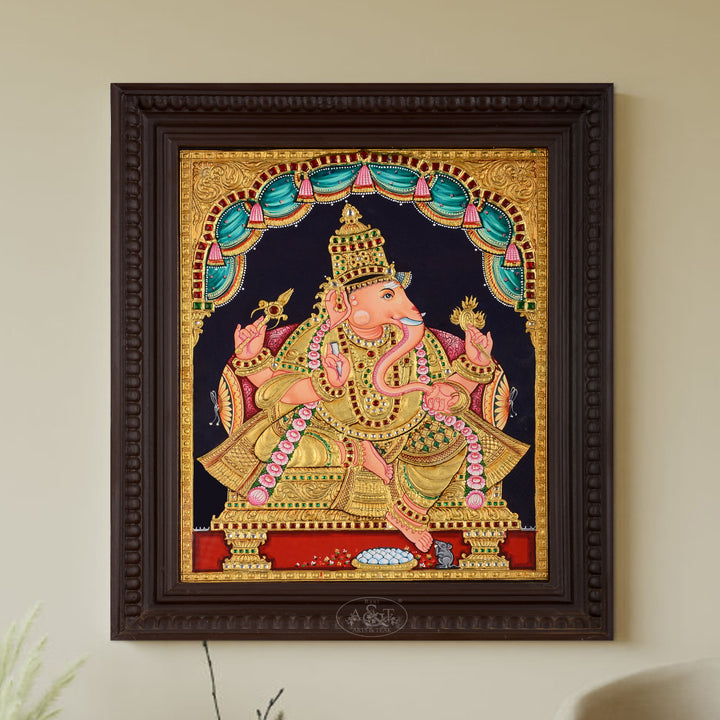 Tanjore Painting - Ganesh