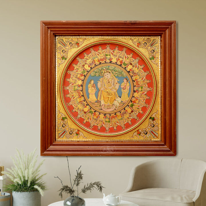 Tanjore Painting - Rasaleela