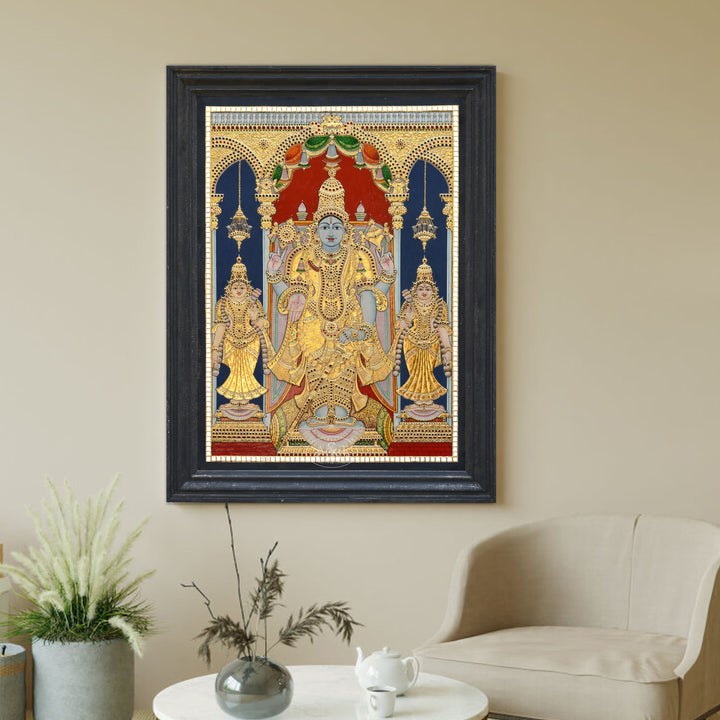 Vishnu with Consorts