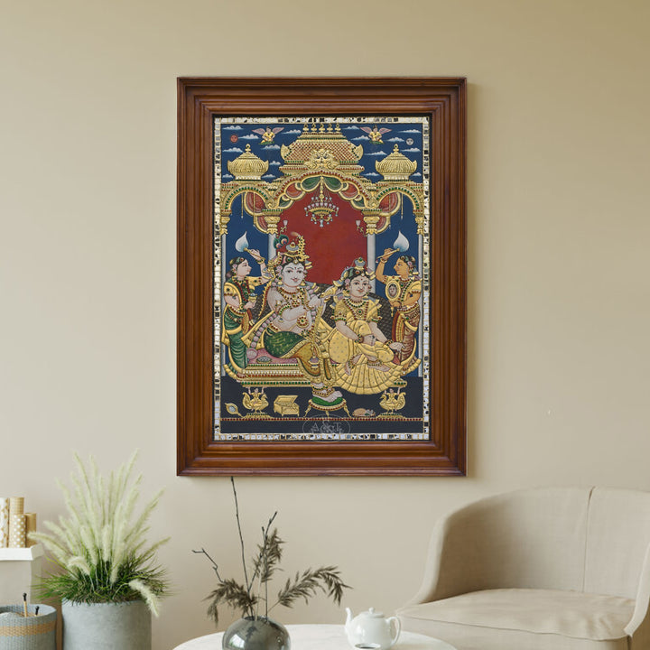 Tanjore Painting Radha Krishna