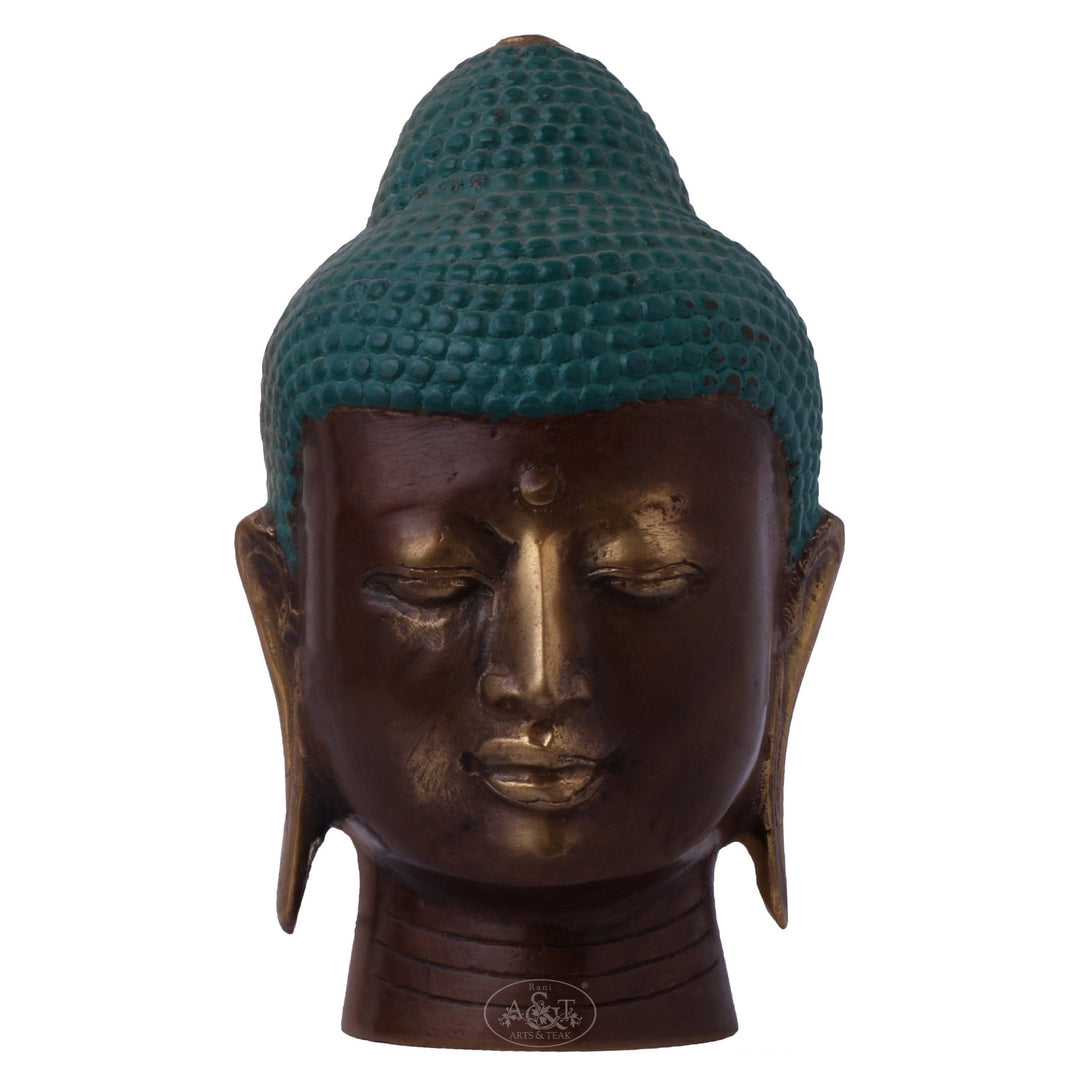 Brass Buddha Head
