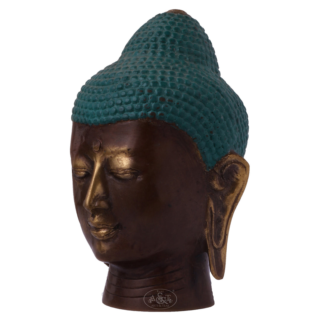Brass Buddha Head