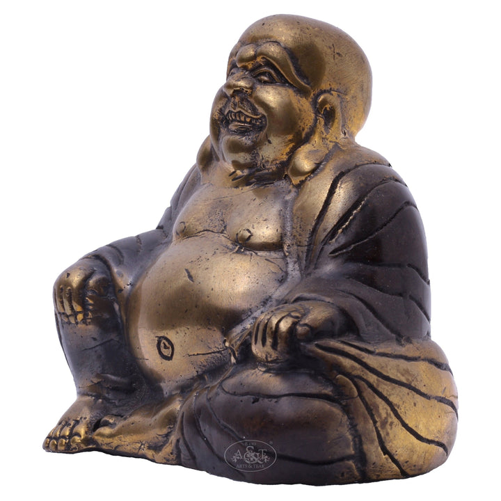 Brass Laughing Buddha