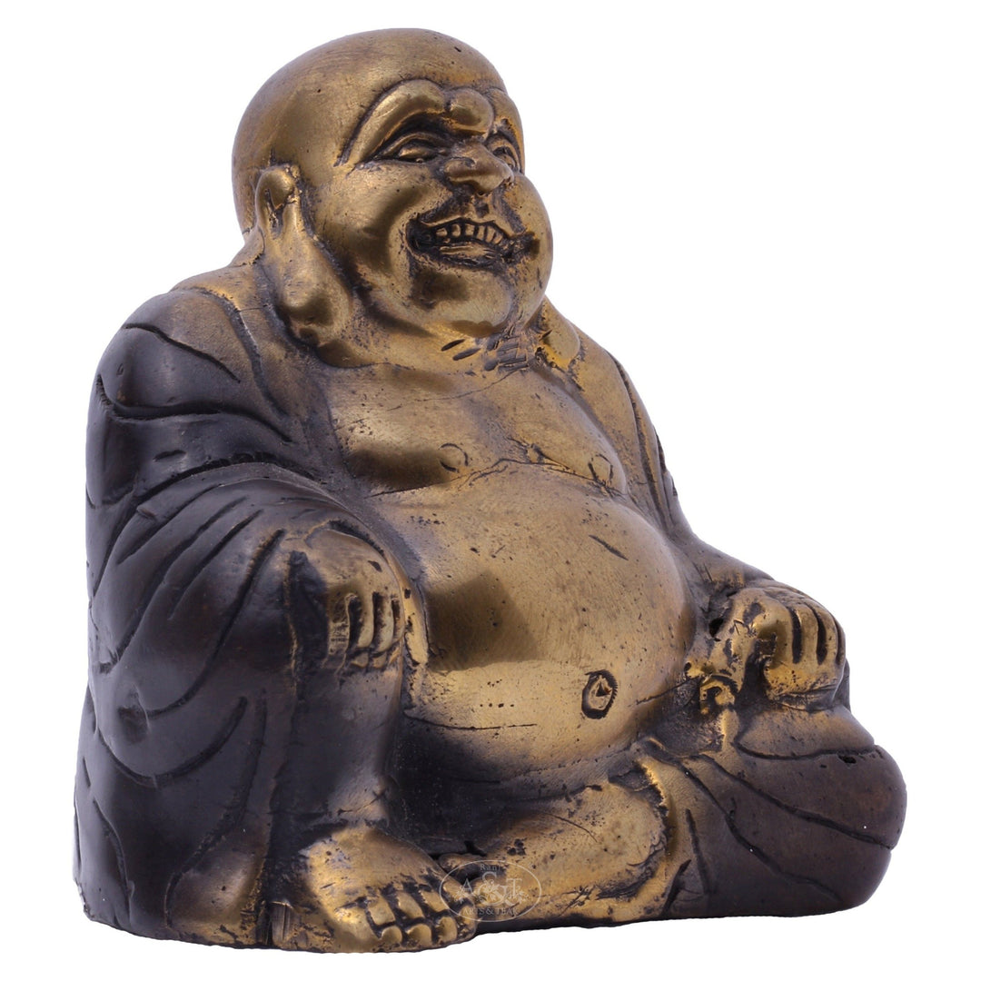 Brass Laughing Buddha