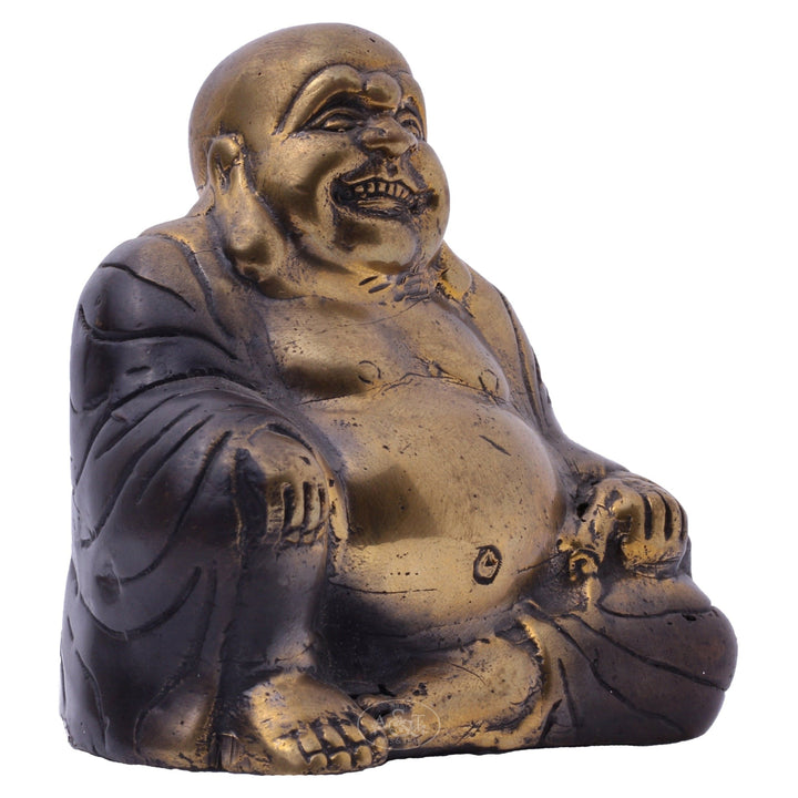 Brass Laughing Buddha
