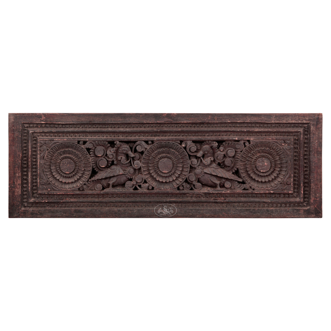 Wooden Hamsa Door Panel - II