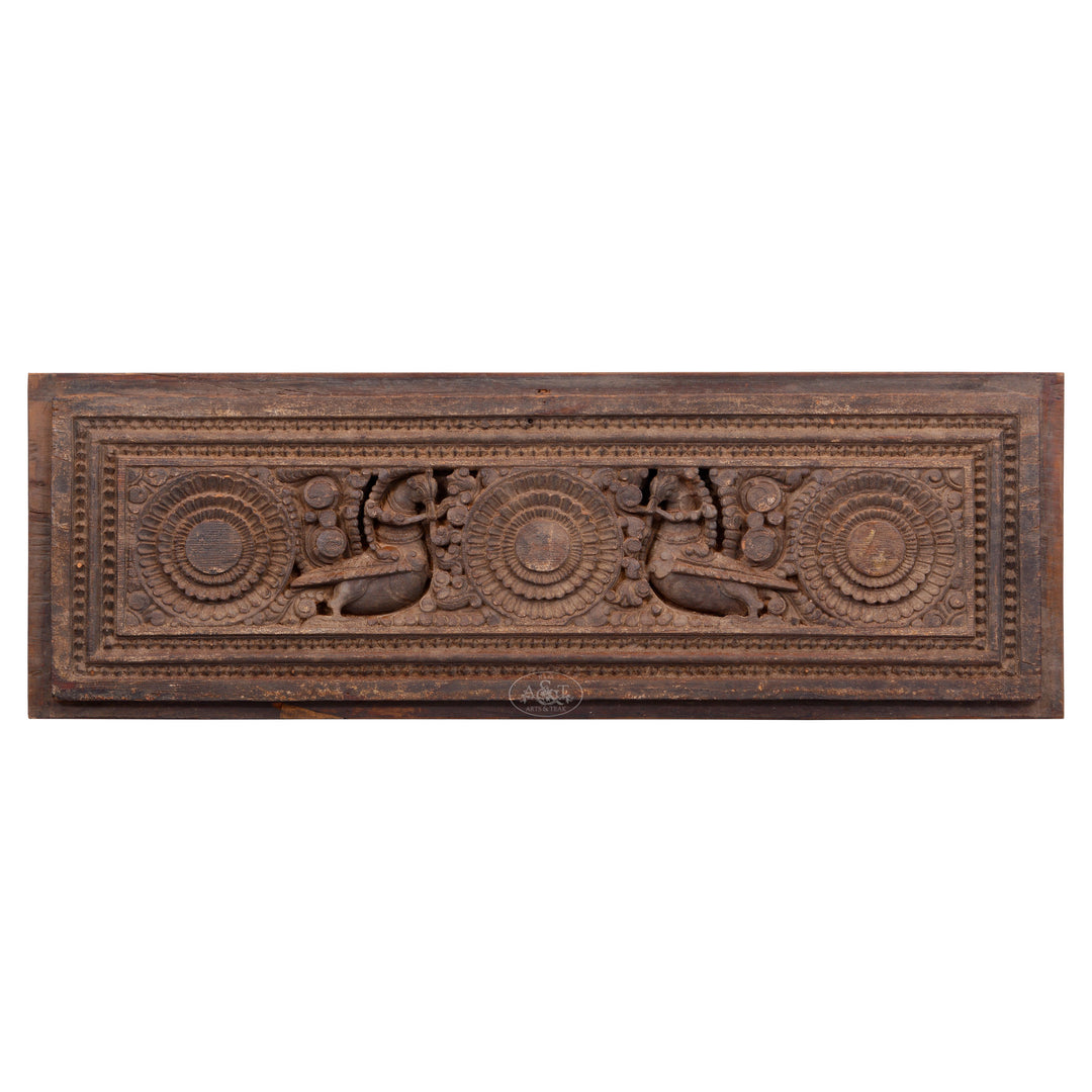 Wooden Hamsa Door Panel - IV