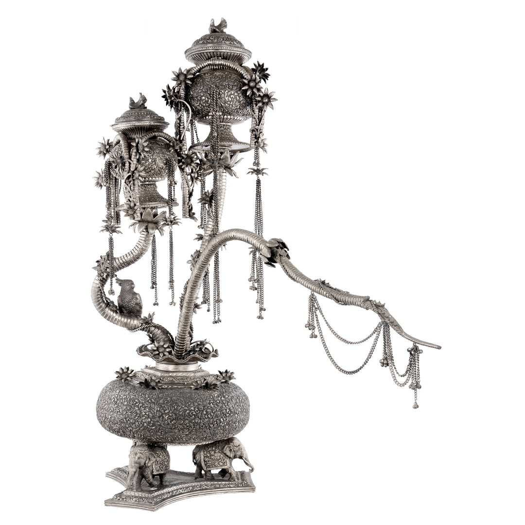 Copper Silver Plated Hookah