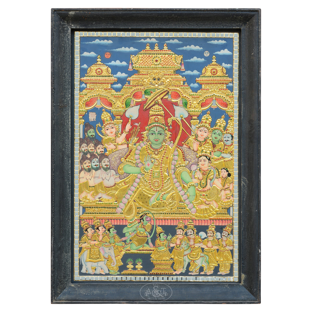 Tanjore Painting - Rama Coronation