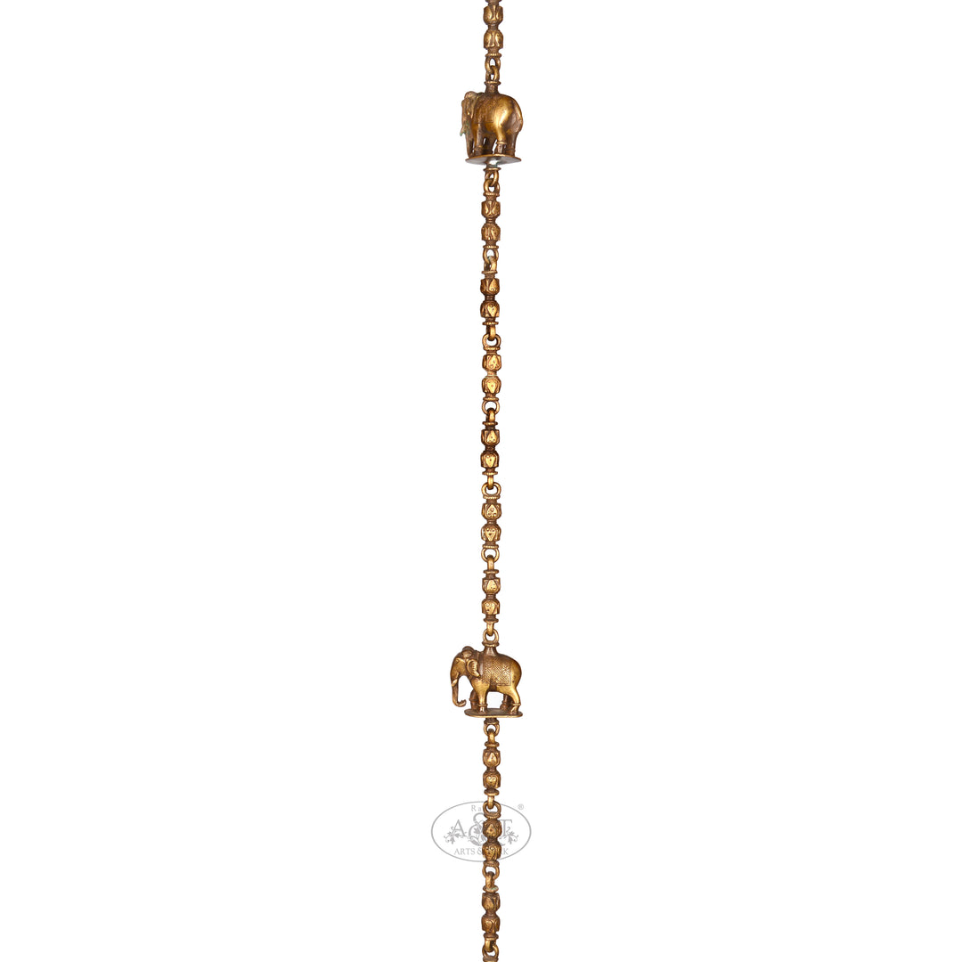 Brass Swing Chain - Elephant Design