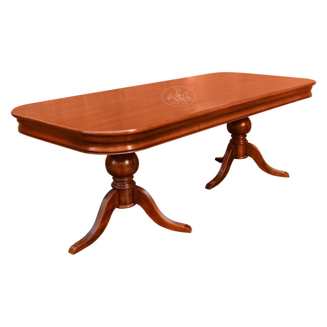 Teakwood Mahogany Finished Dining Table