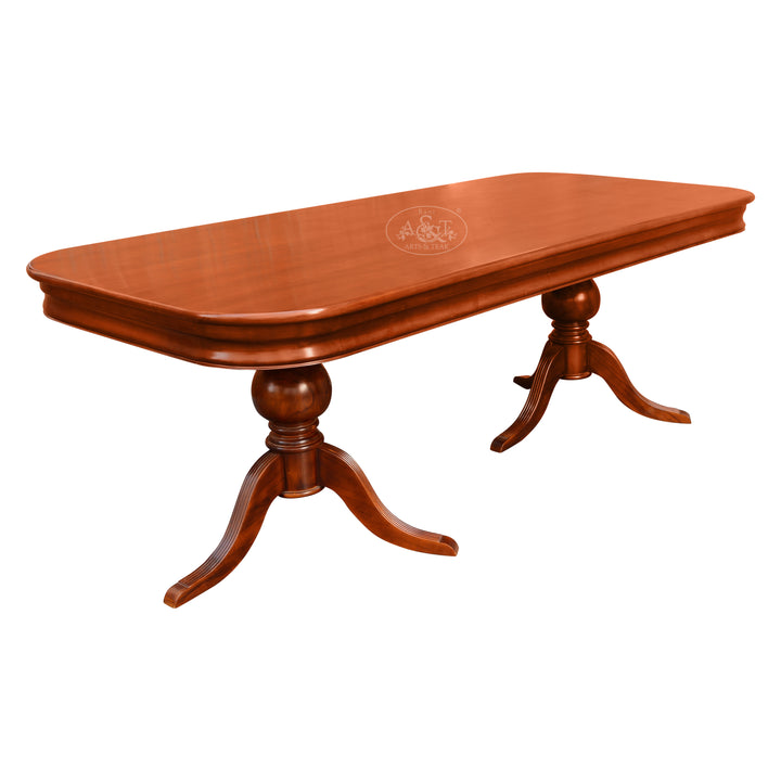 Teakwood Mahogany Finished Dining Table