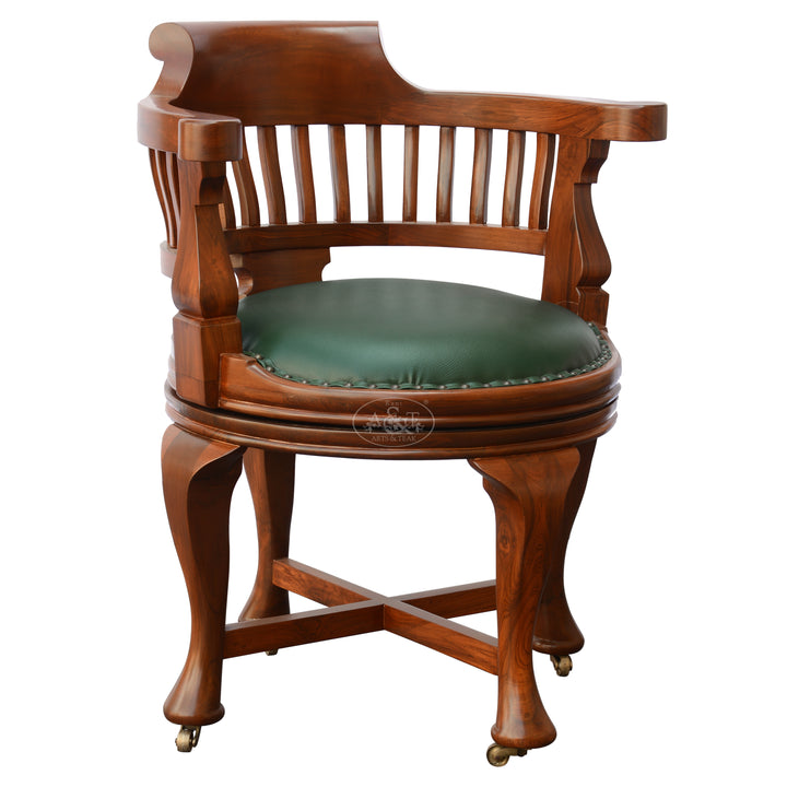 Teakwood Swivel / Revolving Chair