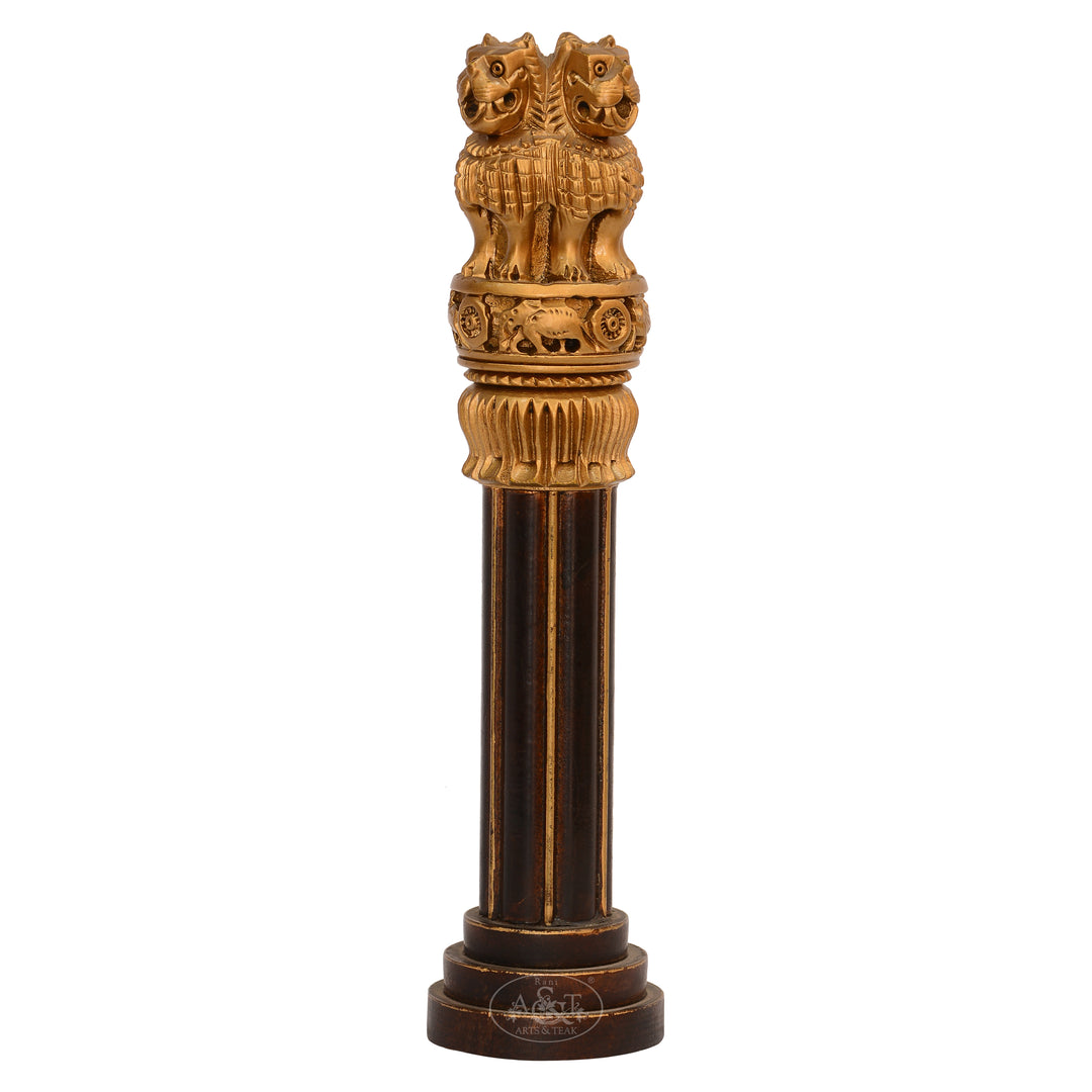 Wooden Ashoka Pillar