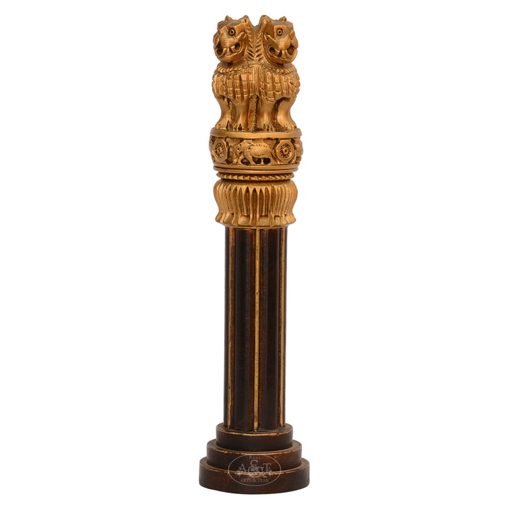 Wooden Ashoka Pillar