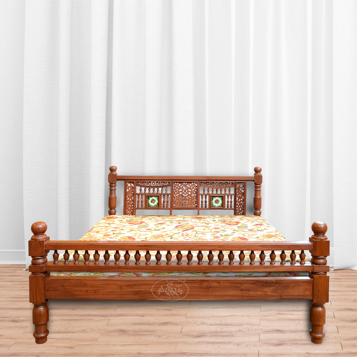 Teakwood Chettinad Bed
