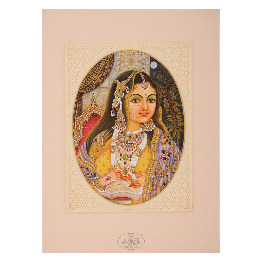 Miniature Painting on Synthetic Board - Queen