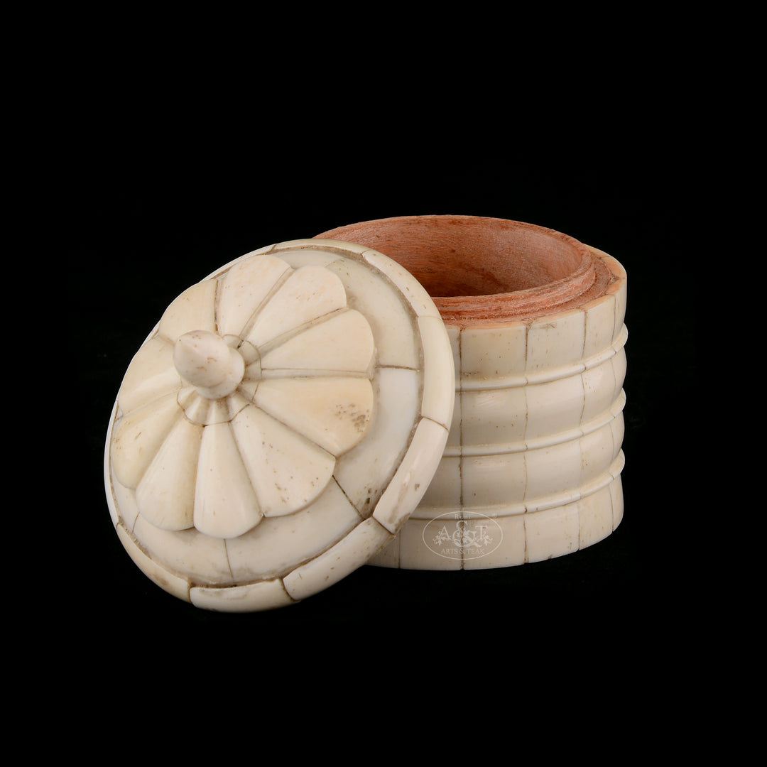 Camel Bone Fitted Wooden Box