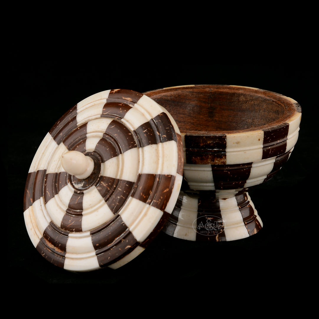 Camel Bone Fitted Wooden Box