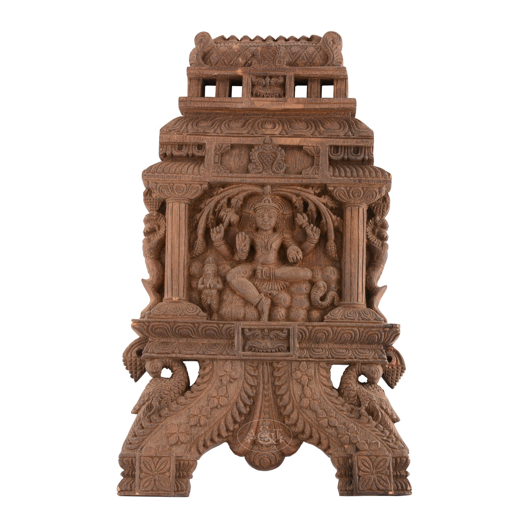 Wooden Wall Panel (Kavadi) - Dakshinamurthy