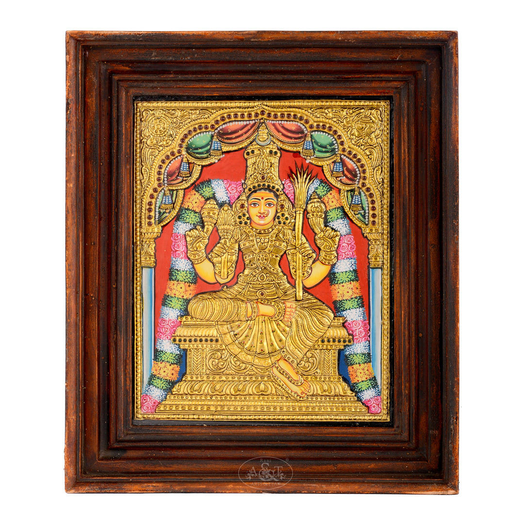 Tanjore Painting - Raja Rajeshwari