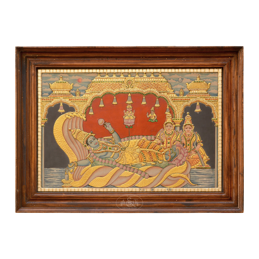 Tanjore Painting - Ranganathaswamy