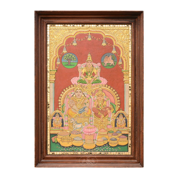 Tanjore Painting - Kubera Lakshmi
