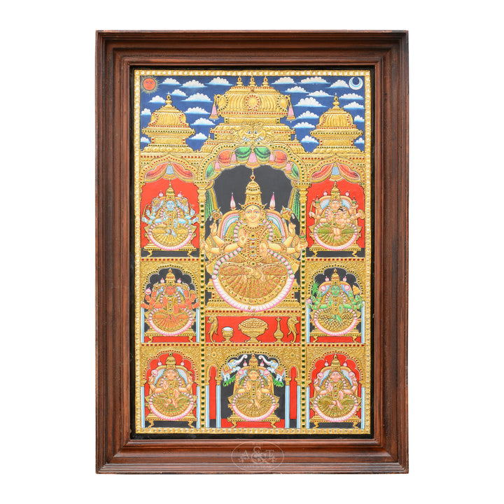 Tanjore Painting - Ashtalakshmi