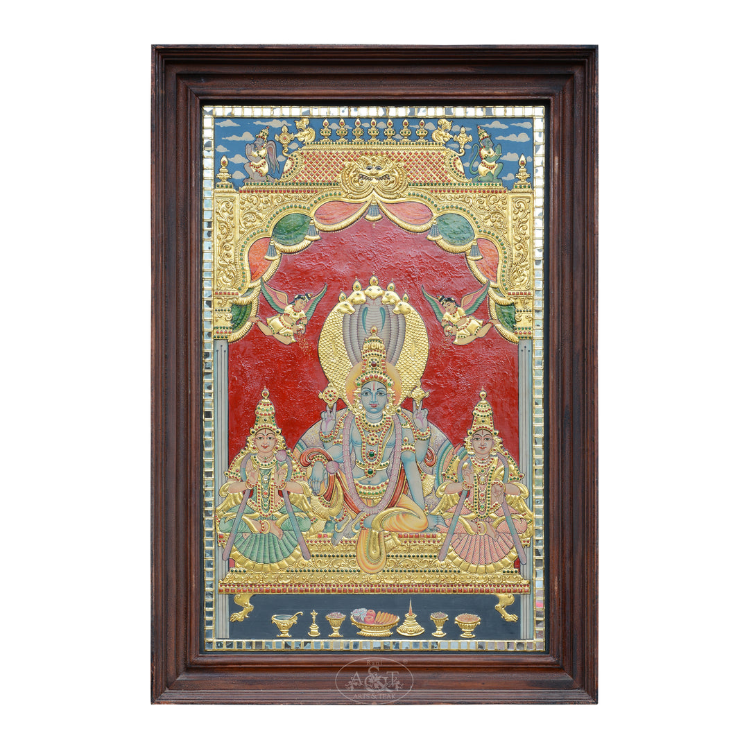 Sheshnarayan with Consorts