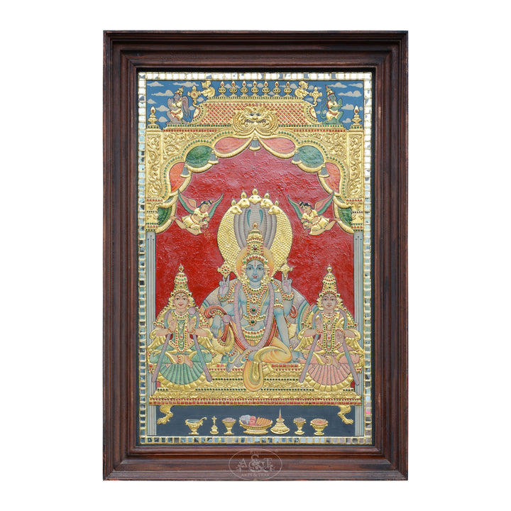Sheshnarayan with Consorts
