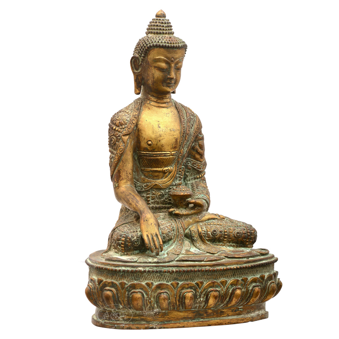 Copper Gold Plated Buddha