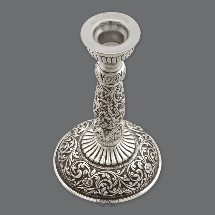 Silver Candle Stand