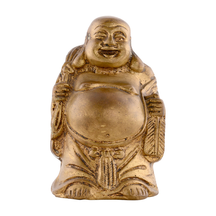 Brass Laughing Buddha