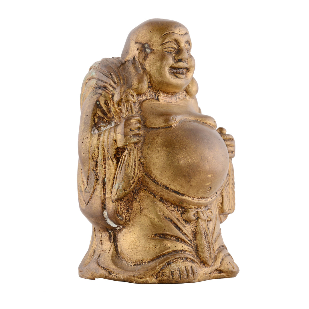 Brass Laughing Buddha