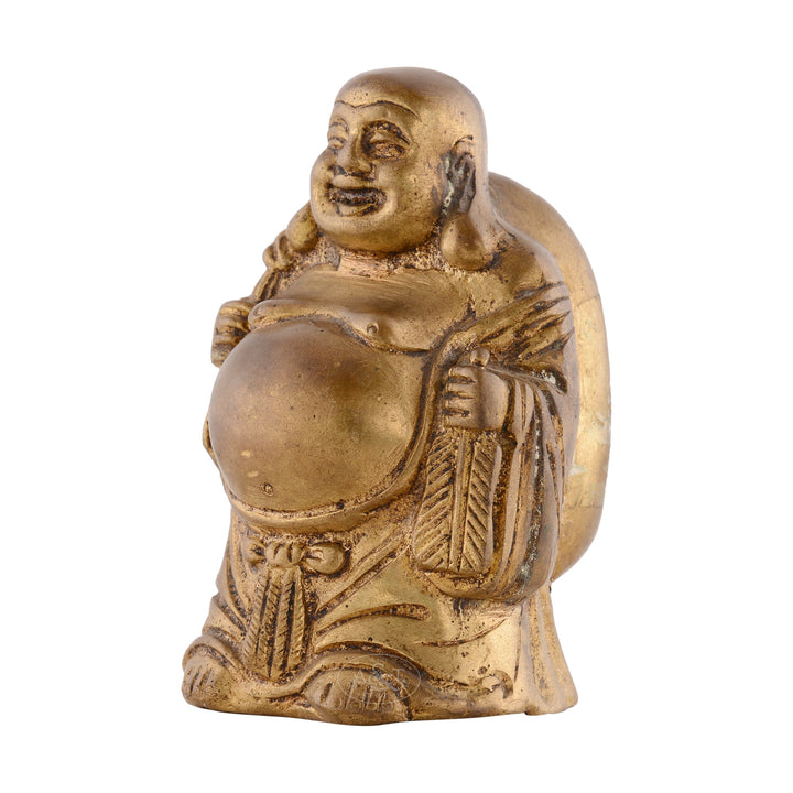 Brass Laughing Buddha