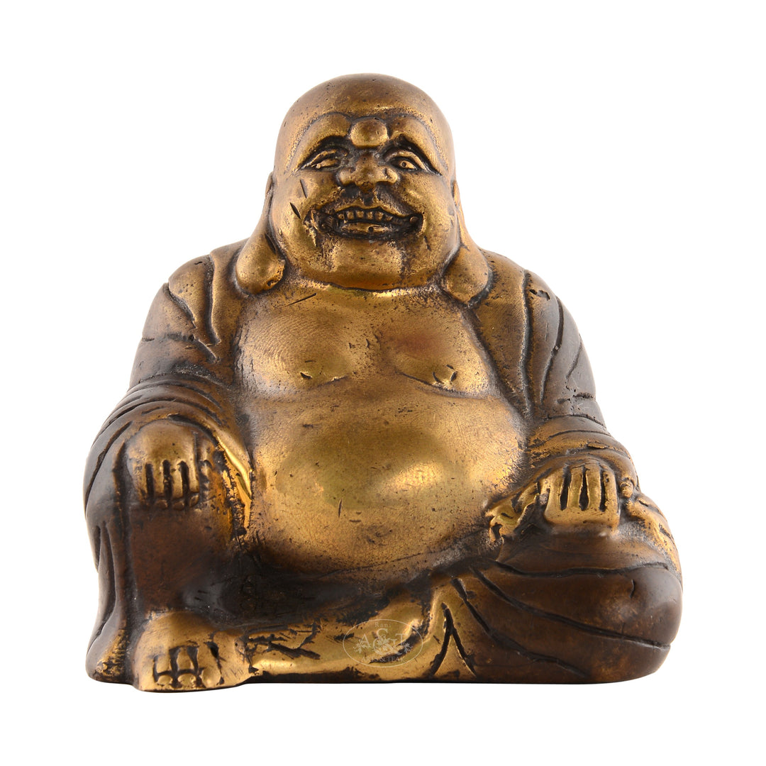 Brass Laughing Buddha
