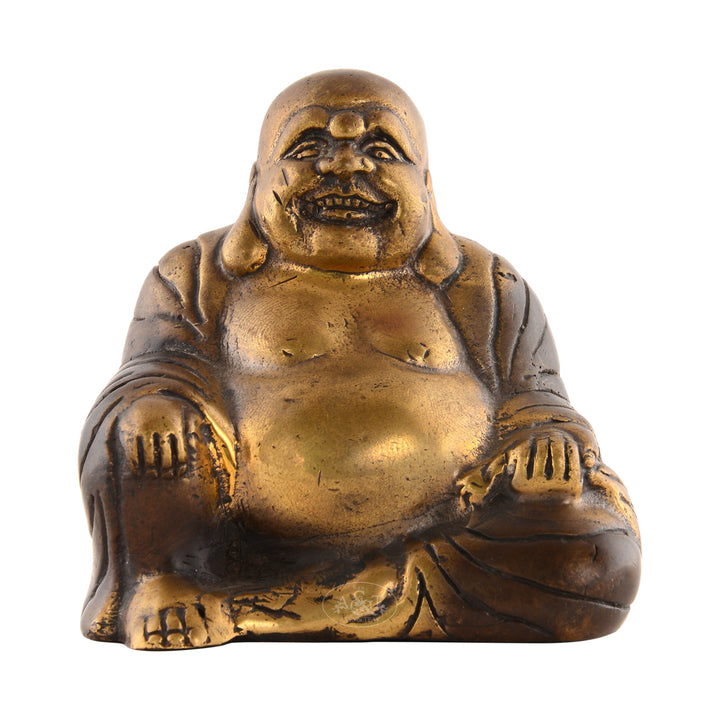 Brass Laughing Buddha