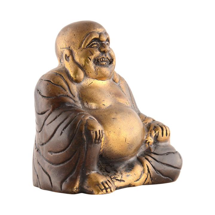 Brass Laughing Buddha