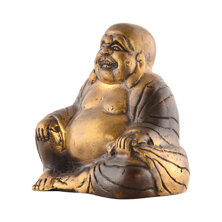 Brass Laughing Buddha