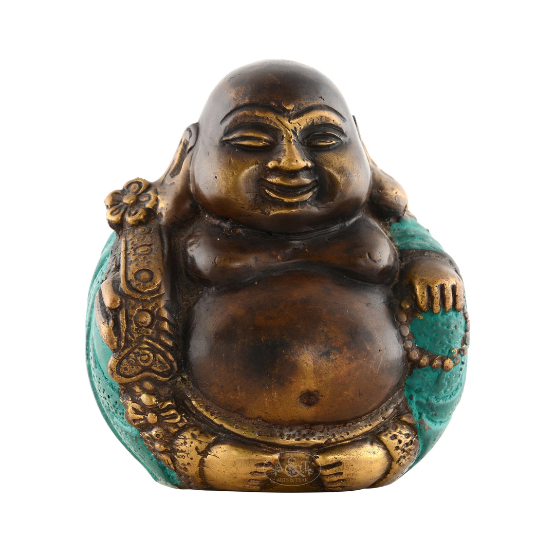 Brass Laughing Buddha