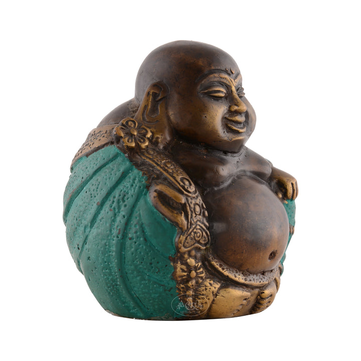 Brass Laughing Buddha