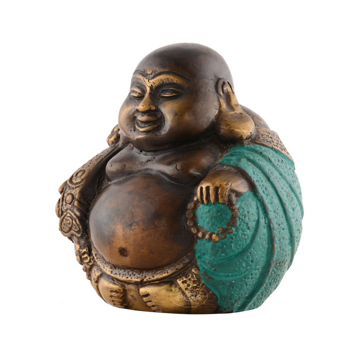Brass Laughing Buddha