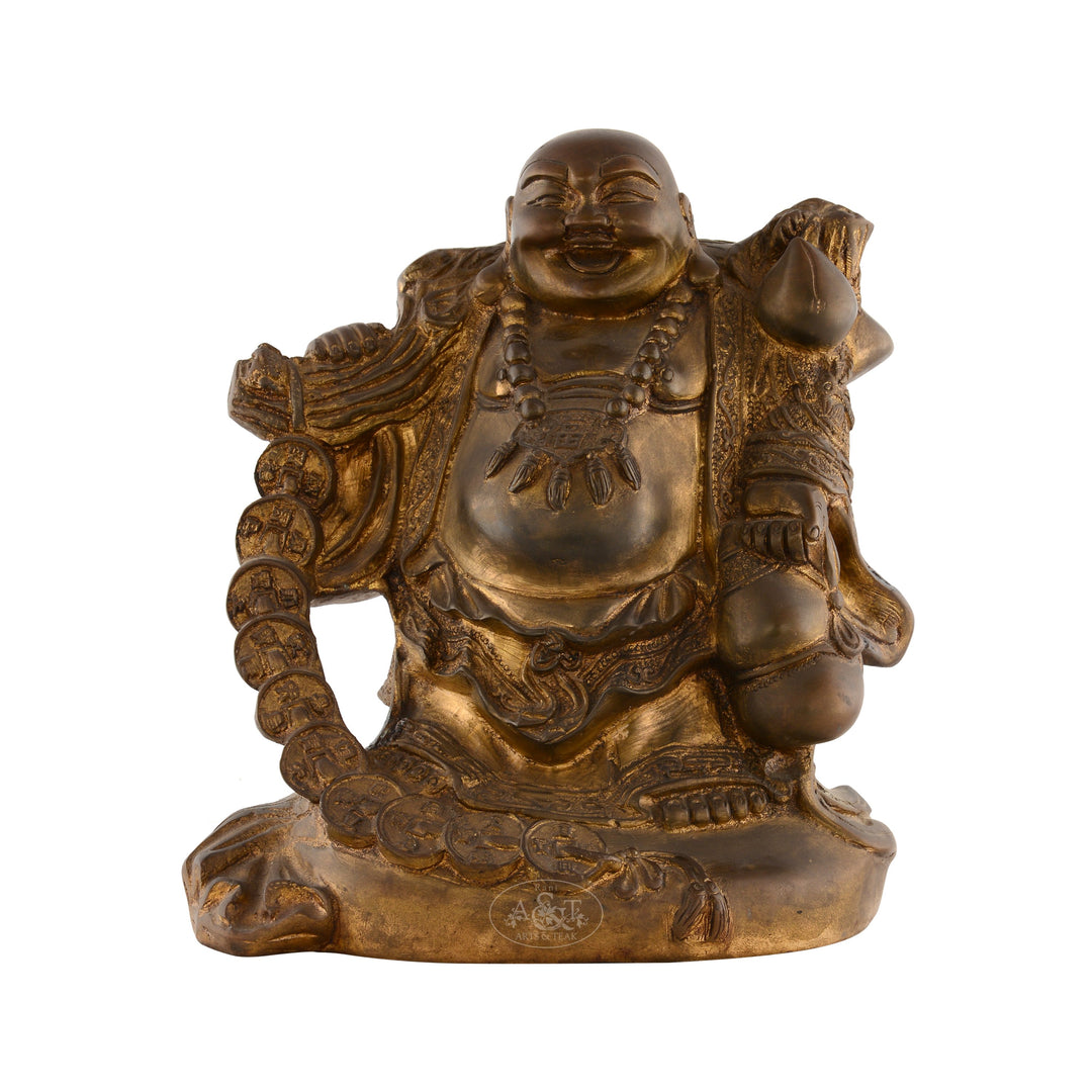 Brass Laughing Buddha
