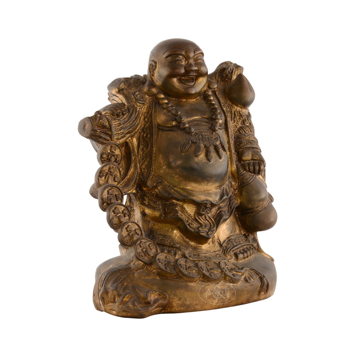 Brass Laughing Buddha